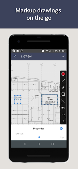 Aconex Mobile doküman üzerinde işaretleme